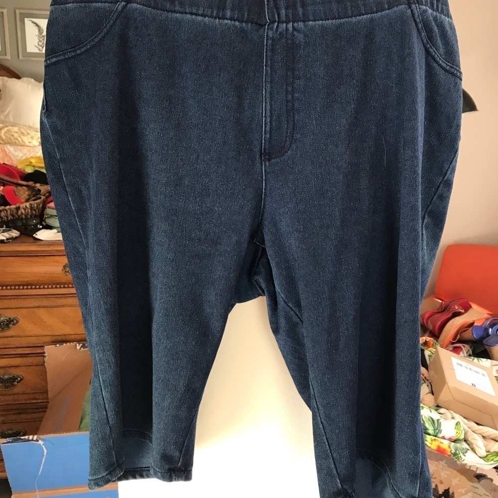 Stretchy Denim Shorts